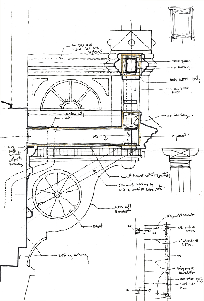 Tibbits Opera House Façade Reconstruction